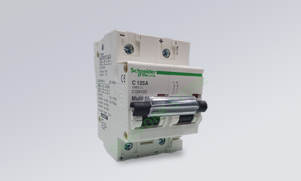 Schneider DC Breaker 2Pole 125Amp (C120H-DC) - Image 2