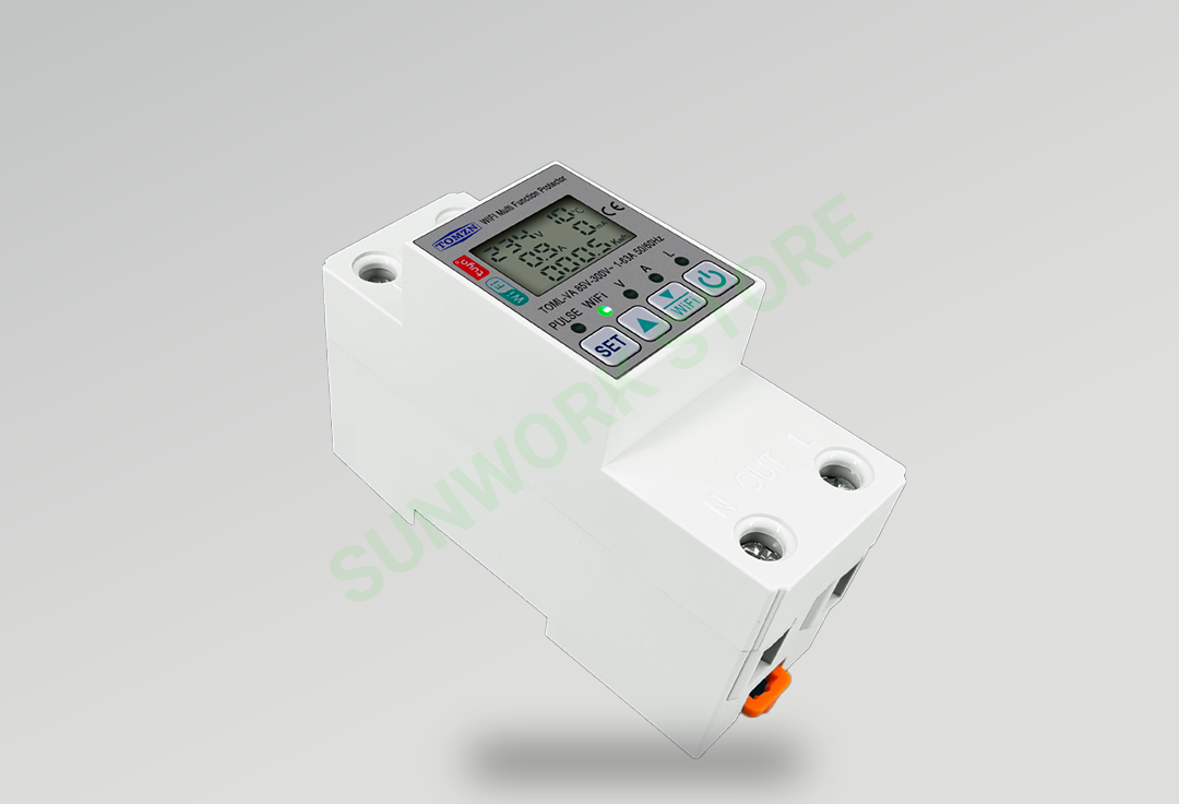 TOMZN SMARTLIFE WIFI Energy Meter voltage current and leakage protection 63A 220V - Image 4