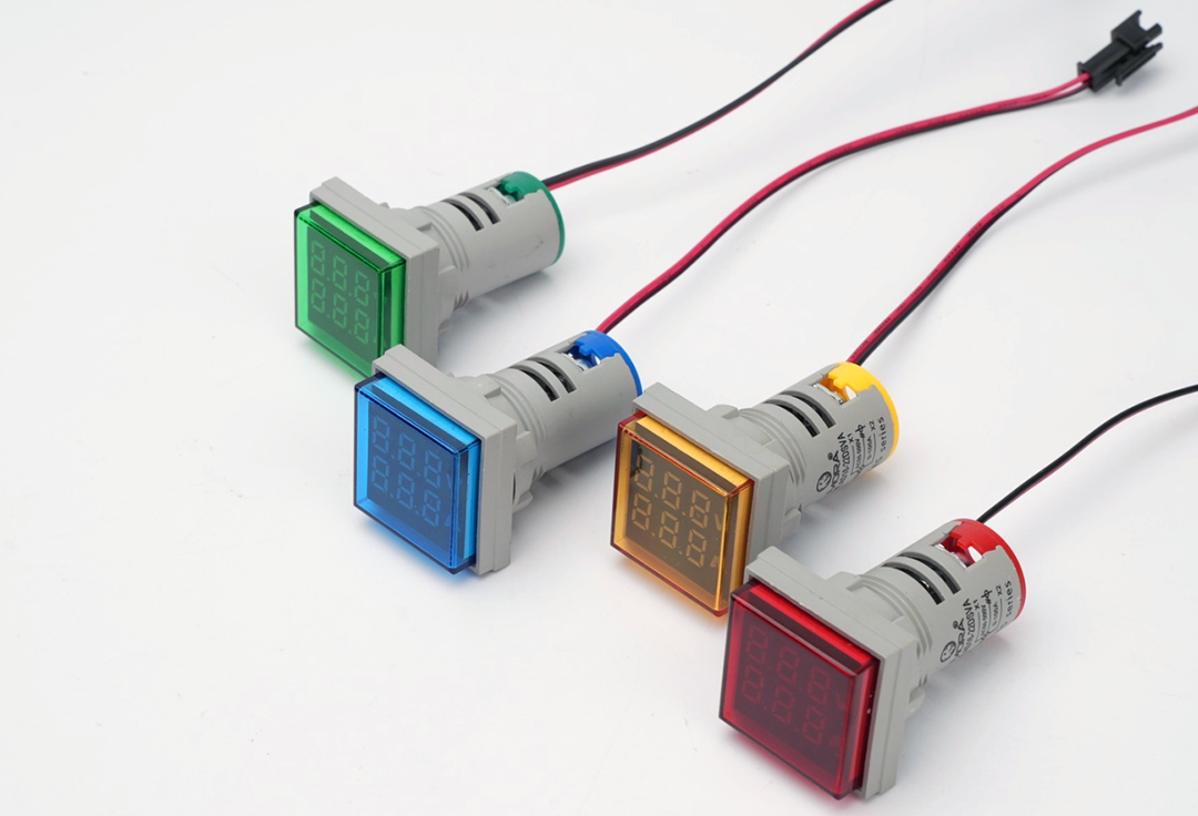 2 in 1 MORA Digital Square Volt meter & Ampere Meter Indicator Size (22mm) With Current Transformer in Pakistan - Image 3