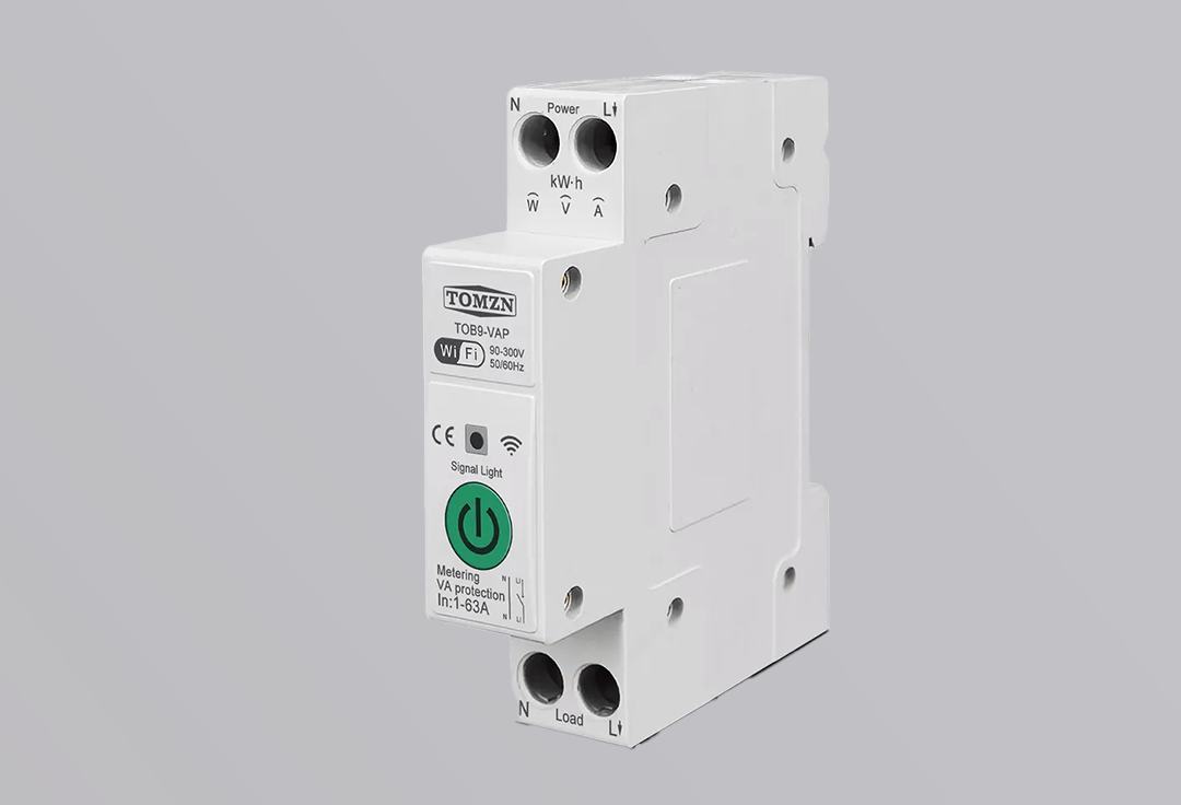 TOMZN 63A 1P+N WIFI Smart Energy Meter Switch-Kwh Meter Monitoring Timer Relay Mini MCB Smartlife voltage current protection Power Limiter - Image 7