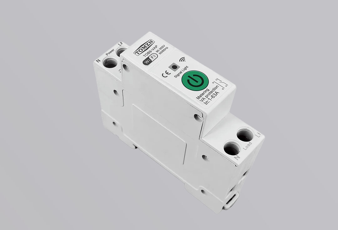 TOMZN 63A 1P+N WIFI Smart Energy Meter Switch-Kwh Meter Monitoring Timer Relay Mini MCB Smartlife voltage current protection Power Limiter - Image 4