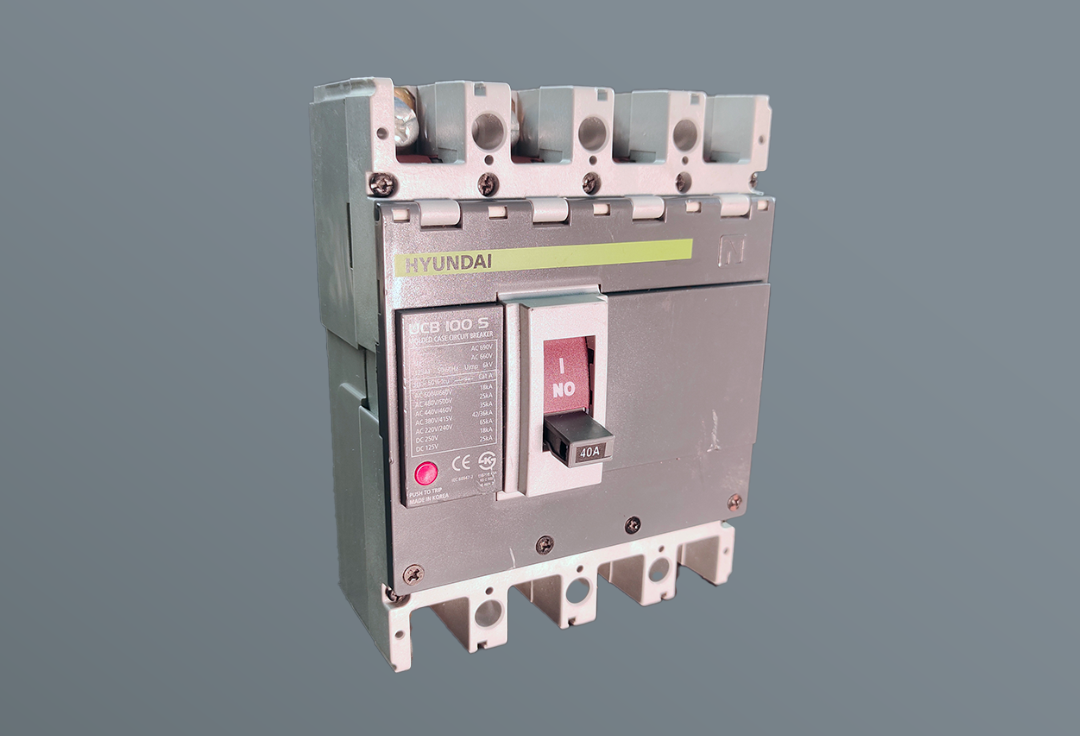 HYUNDAI 4P THREE-PHASE UCB 100S 40A AC~DC MCCB BREAKER IN PAKISTAN - Image 5