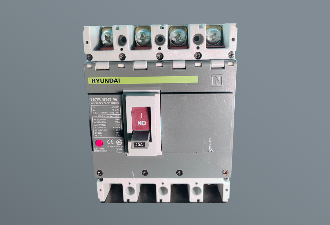 HYUNDAI 4P THREE-PHASE UCB 100S 40A AC~DC MCCB BREAKER IN PAKISTAN - Image 4