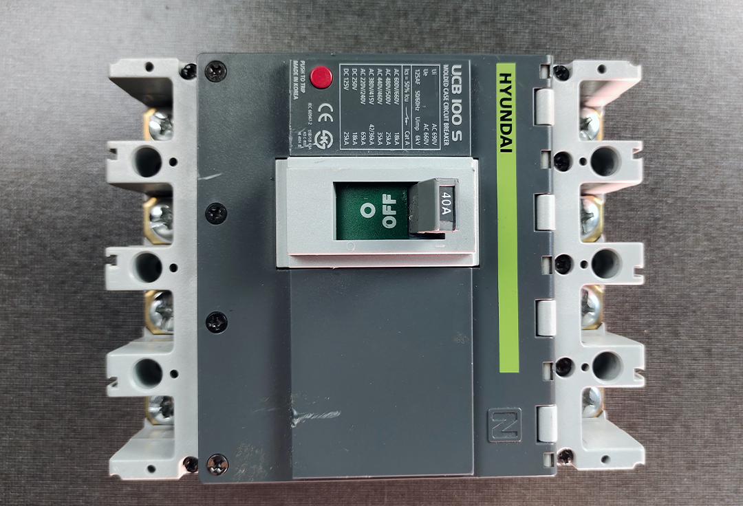 HYUNDAI 4P THREE-PHASE UCB 100S 40A AC~DC MCCB BREAKER IN PAKISTAN - Image 6