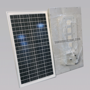 All-in-One Solar 120W Solar Street Light Crown Deluxe Model High-Quality Lifepo4 Battery - Solar Light Manufactured in Pakistan