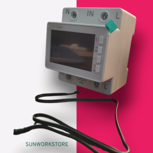 8 in- 1 WIFI Energy Analyzer Meter Single Phase 220V Ac Remotely APP Control 170-270V/63A Voltage and Current Meter