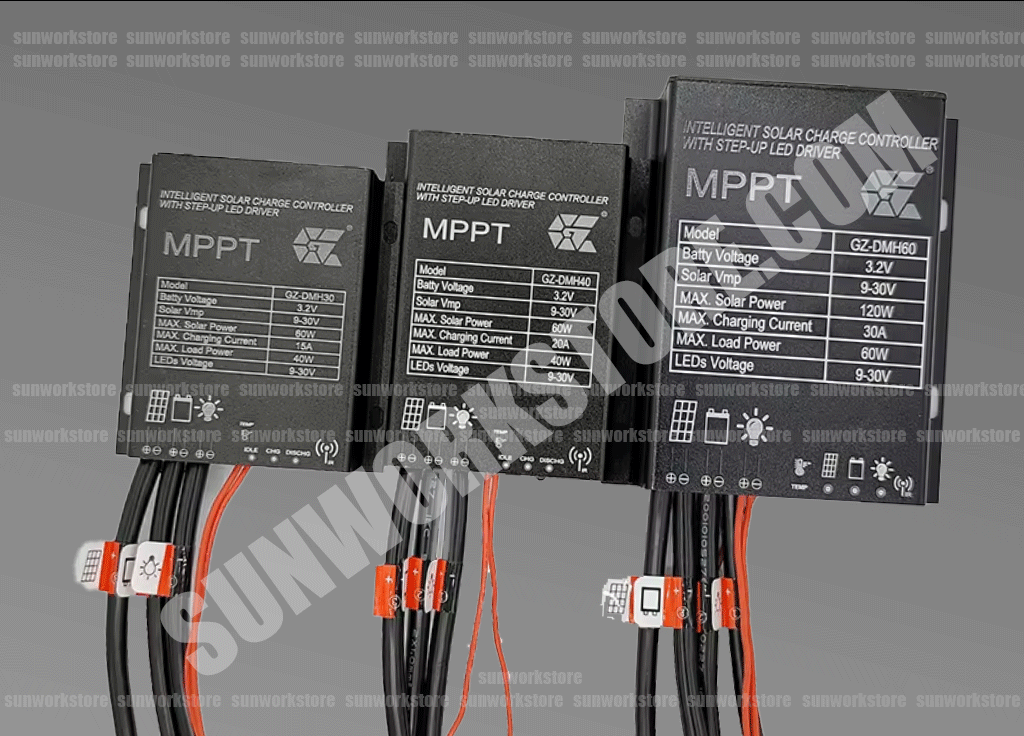 Intelligent MPPT Solar Street Light Controller