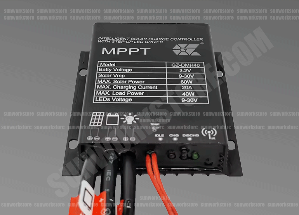 Intelligent MPPT Solar Street Light Controller 20A