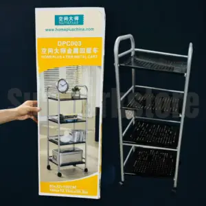 Homeplus Tier 4 Metal Cart