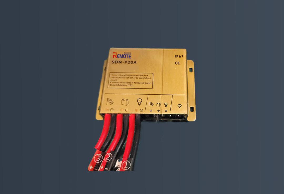 Remote Power Solar Light Controller