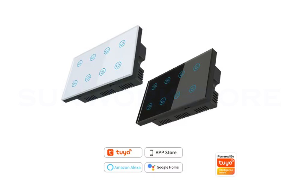 TUYA 8Gand Touch Switch Panel