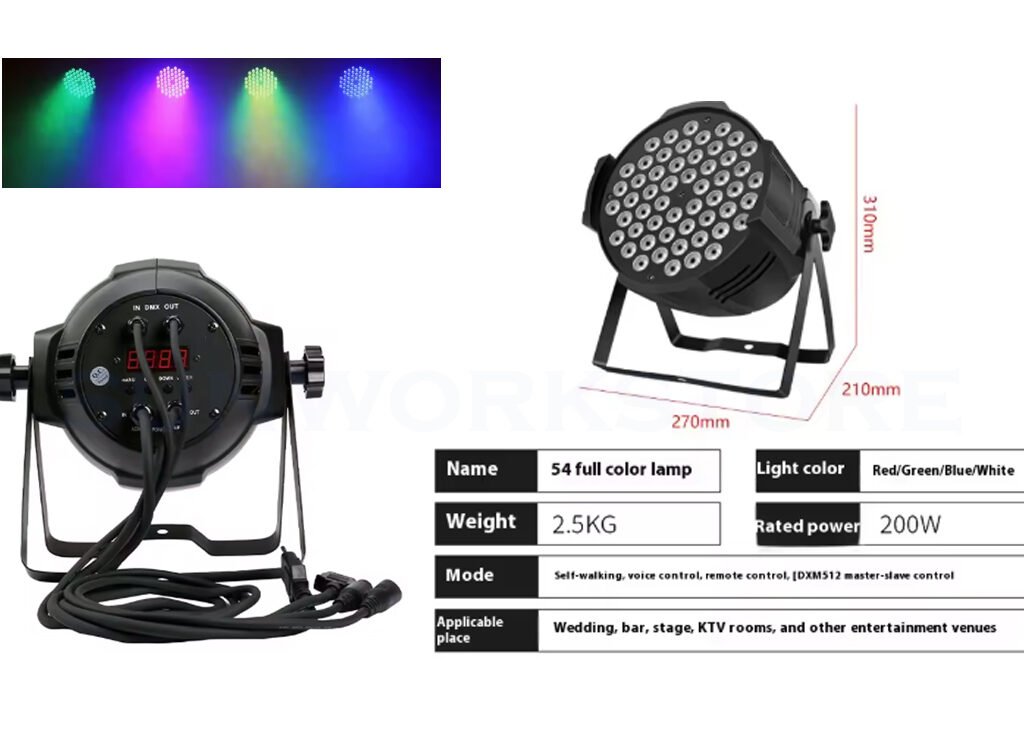  Full-Color LED Par Light